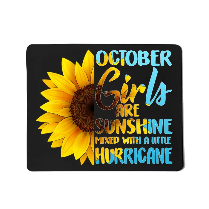 October Girls Sunflower Mousepad