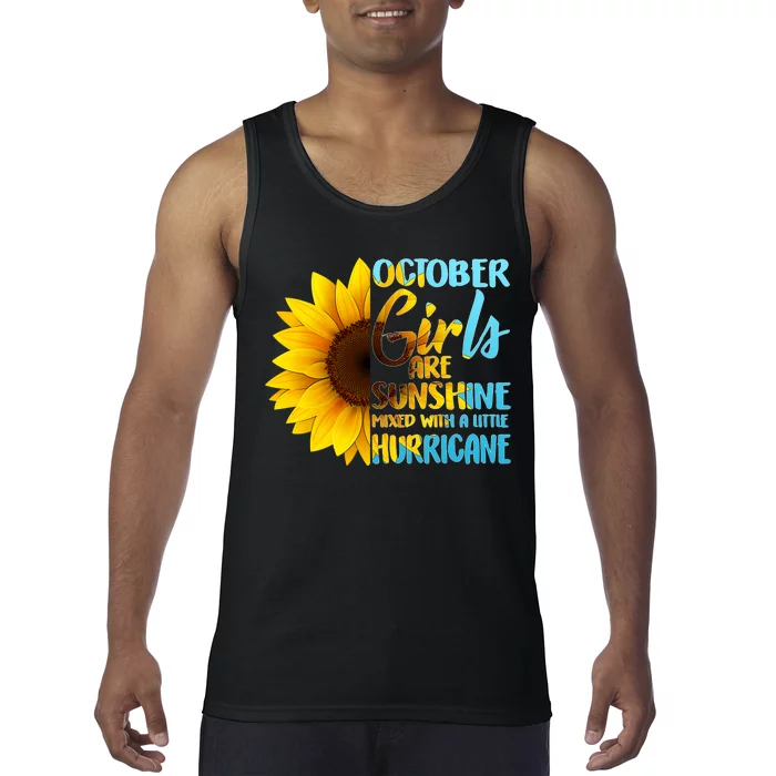 October Girls Sunflower Tank Top