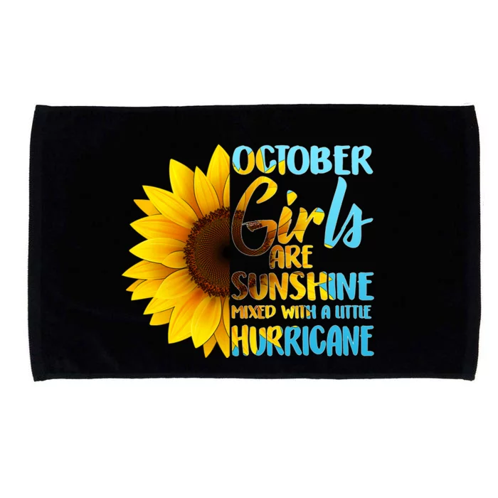 October Girls Sunflower Microfiber Hand Towel