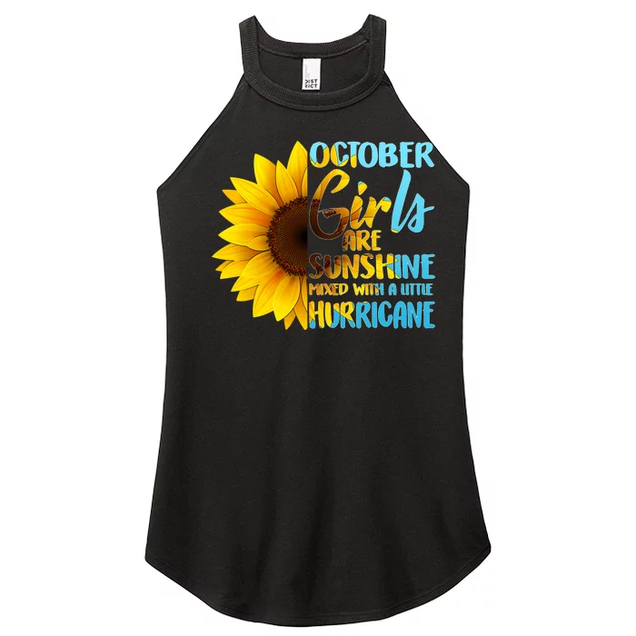 October Girls Sunflower Women’s Perfect Tri Rocker Tank