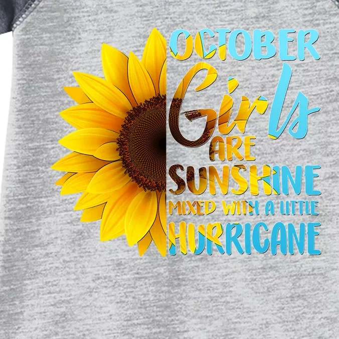 October Girls Sunflower Infant Baby Jersey Bodysuit