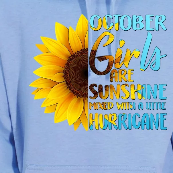 October Girls Sunflower Unisex Surf Hoodie