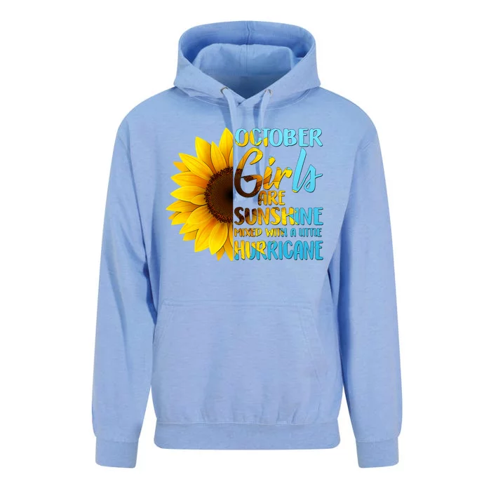 October Girls Sunflower Unisex Surf Hoodie