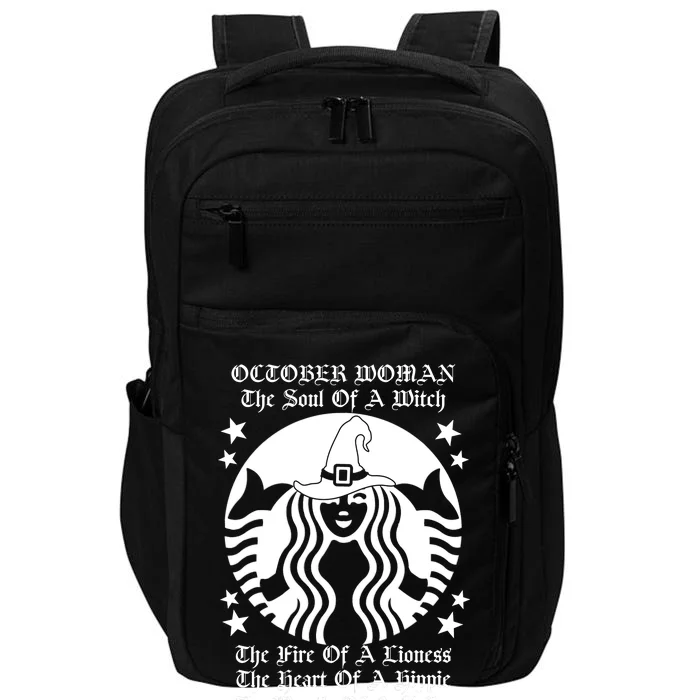 October Woman Soul Of A Witch Fire Of Lioness Impact Tech Backpack