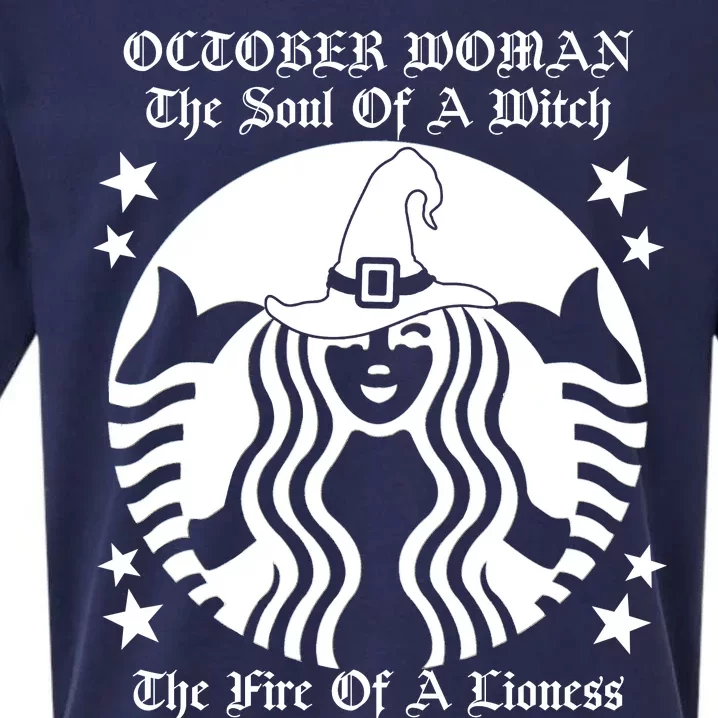 October Woman Soul Of A Witch Fire Of Lioness Sueded Cloud Jersey T-Shirt