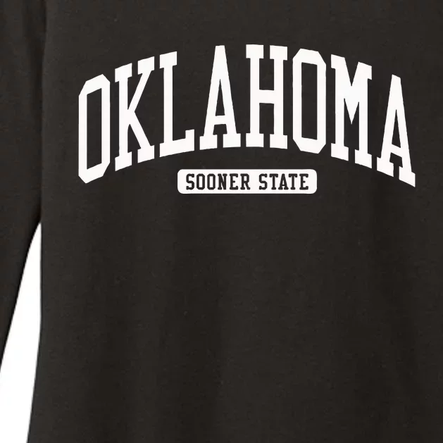 Oklahoma College University Style Womens CVC Long Sleeve Shirt