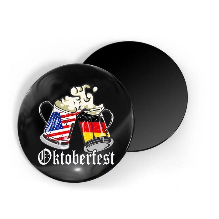 Oktoberfest Cheers Usa Germany Flags Magnet