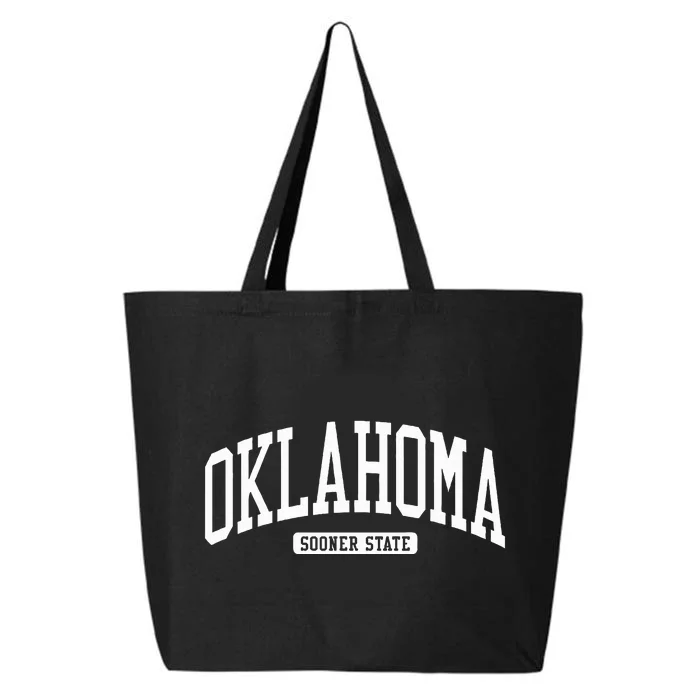 Oklahoma College U.N.I.V.E..R.S.I.T.Y Style 25L Jumbo Tote