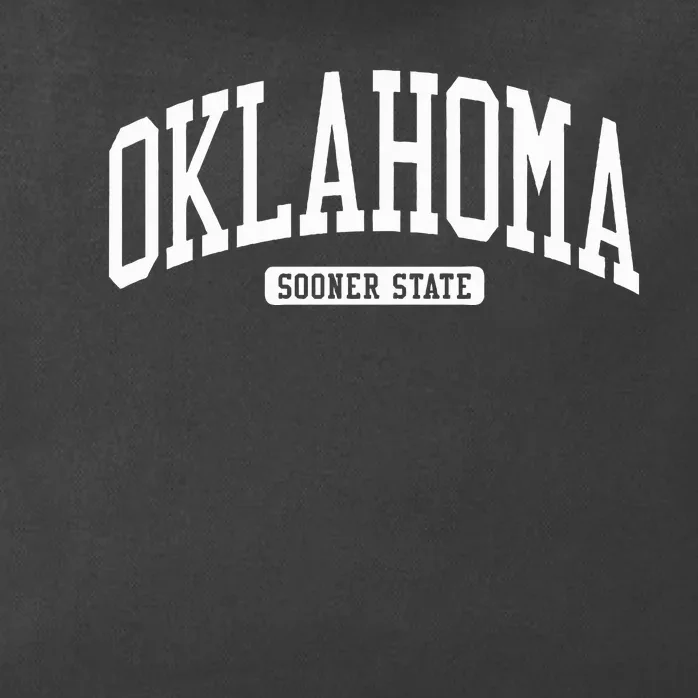 Oklahoma College U.N.I.V.E..R.S.I.T.Y Style Zip Tote Bag