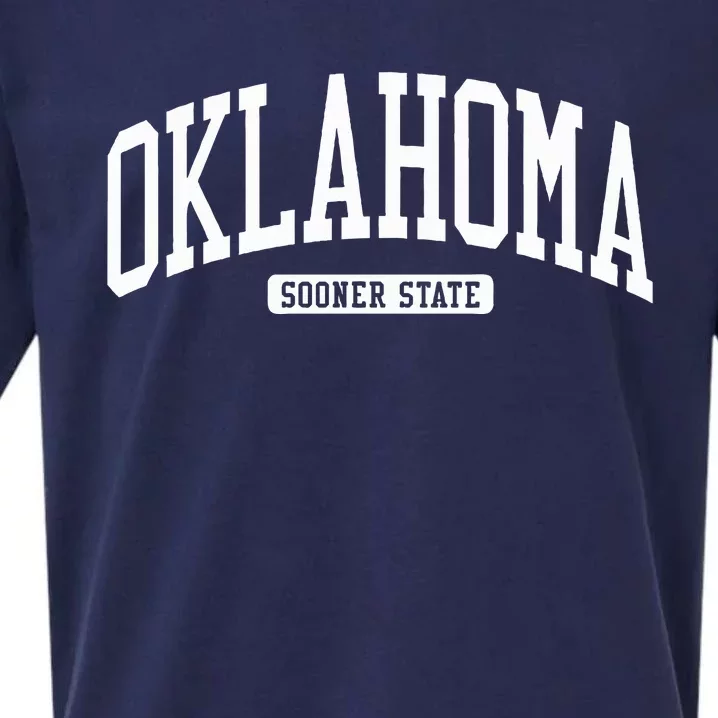 Oklahoma College U.N.I.V.E..R.S.I.T.Y Style Sueded Cloud Jersey T-Shirt