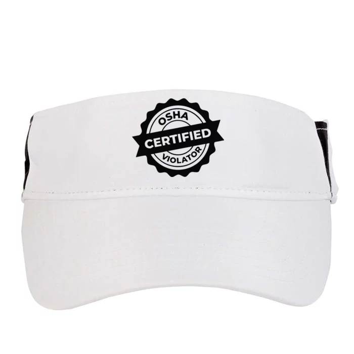 Osha Certified Violator Classic Adult Drive Performance Visor