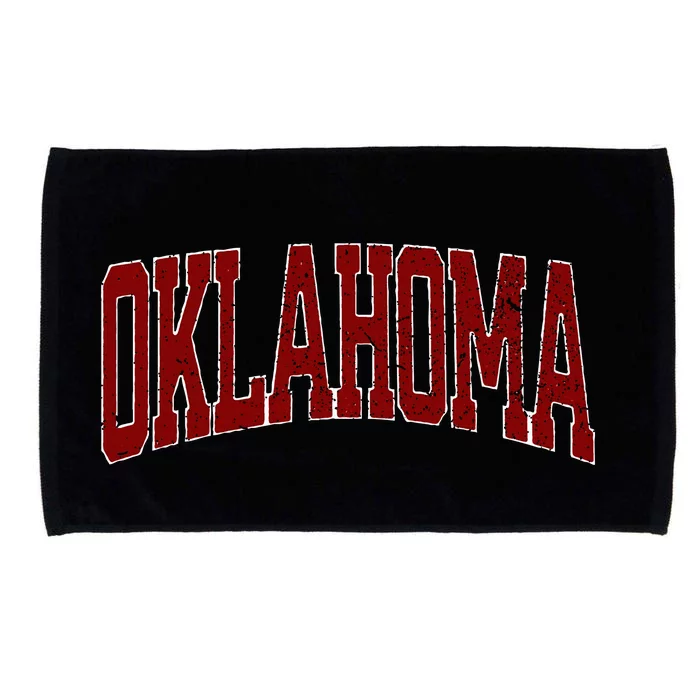 Oklahoma city vintage Microfiber Hand Towel