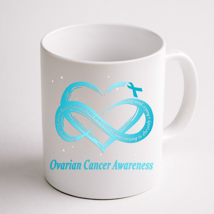 Ovarian Cancer Warrior Gift Front & Back Coffee Mug