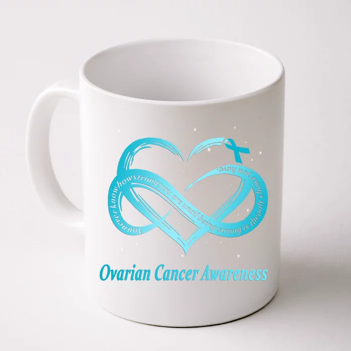 Ovarian Cancer Warrior Gift Front & Back Coffee Mug