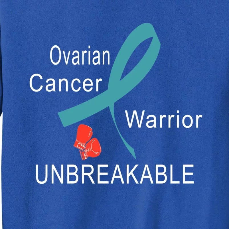 Ovarian Cancer Warrior Unbreakable Awareness Gift Sweatshirt