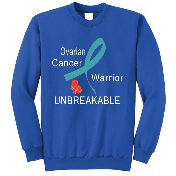 Ovarian Cancer Warrior Unbreakable Awareness Gift Sweatshirt