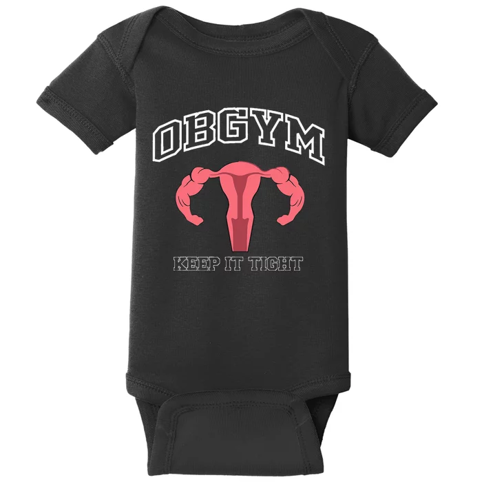 Obgym Cutoff Workout Gym Baby Bodysuit