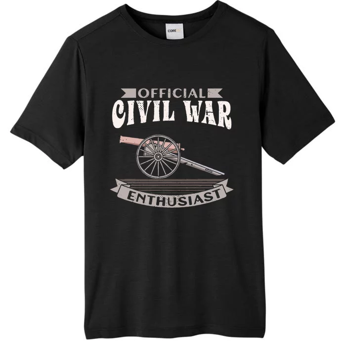 Official Civil War Enthusiast American Lover US Reenactor ChromaSoft Performance T-Shirt