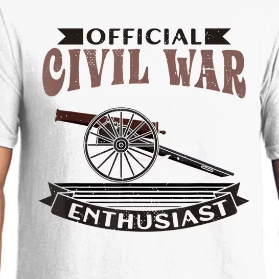 Official Civil War Enthusiast American Lover US Reenactor Pajama Set