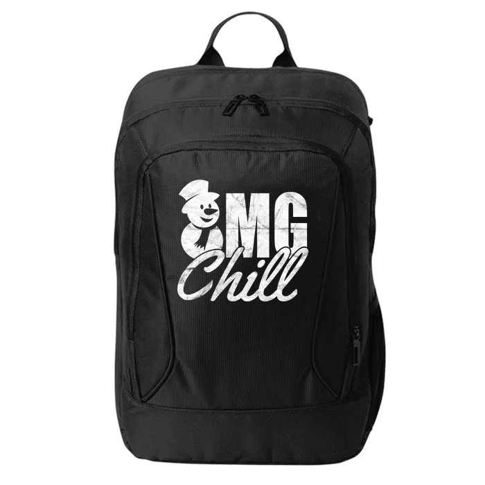 OMG Chill Winter Snowman City Backpack