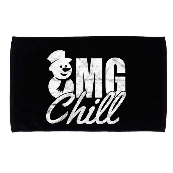 OMG Chill Winter Snowman Microfiber Hand Towel