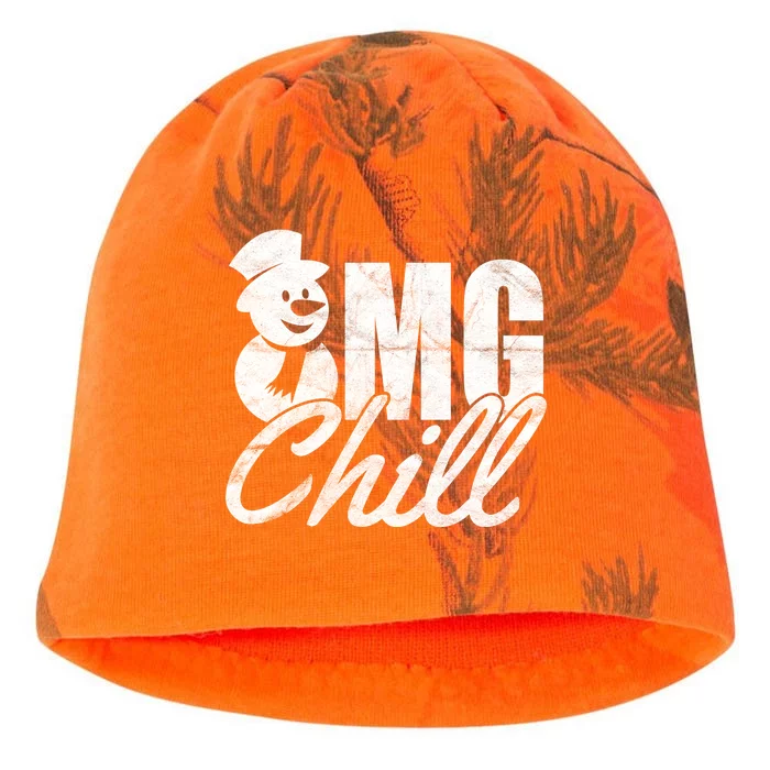 OMG Chill Winter Snowman Kati - Camo Knit Beanie