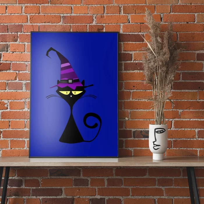 Original Cat With Wizard Hat Halloween Costume Gift Poster