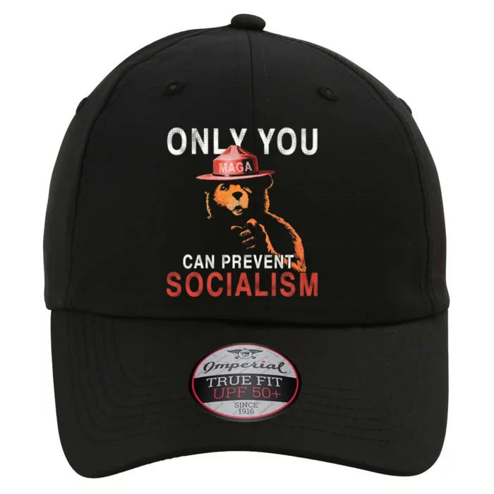 Only Can You Prevent Maga Socialism Funny Gift The Original Performance Cap