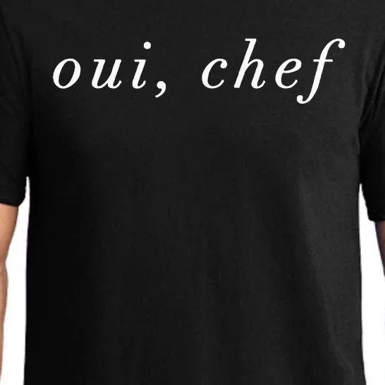 Oui Chef Yes Chef French Brigade Cooking Line Cook Foodie Pajama Set