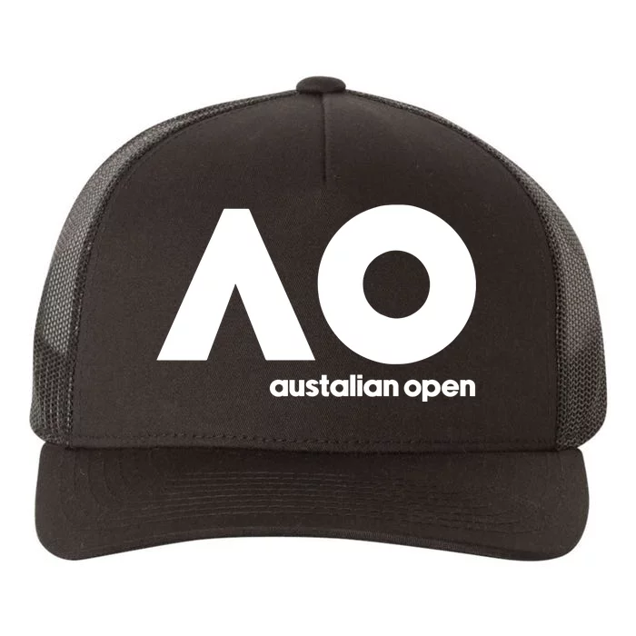 Open DAustralie Blanc Yupoong Adult 5-Panel Trucker Hat