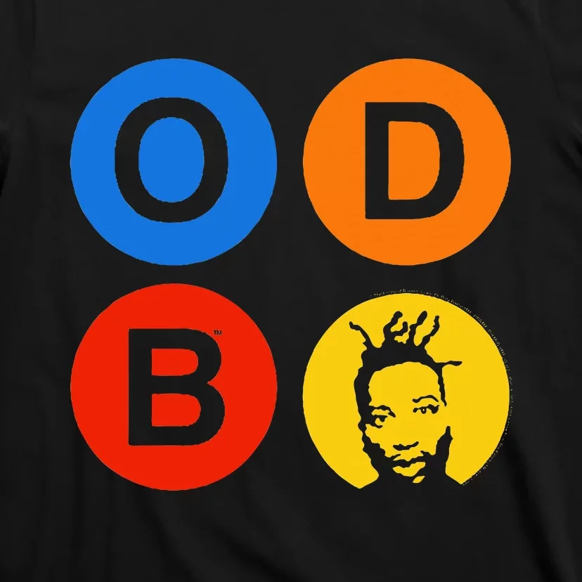 Ol Dirty Bastard Letters & Circles T-Shirt