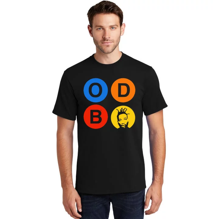 Ol Dirty Bastard Letters & Circles Tall T-Shirt