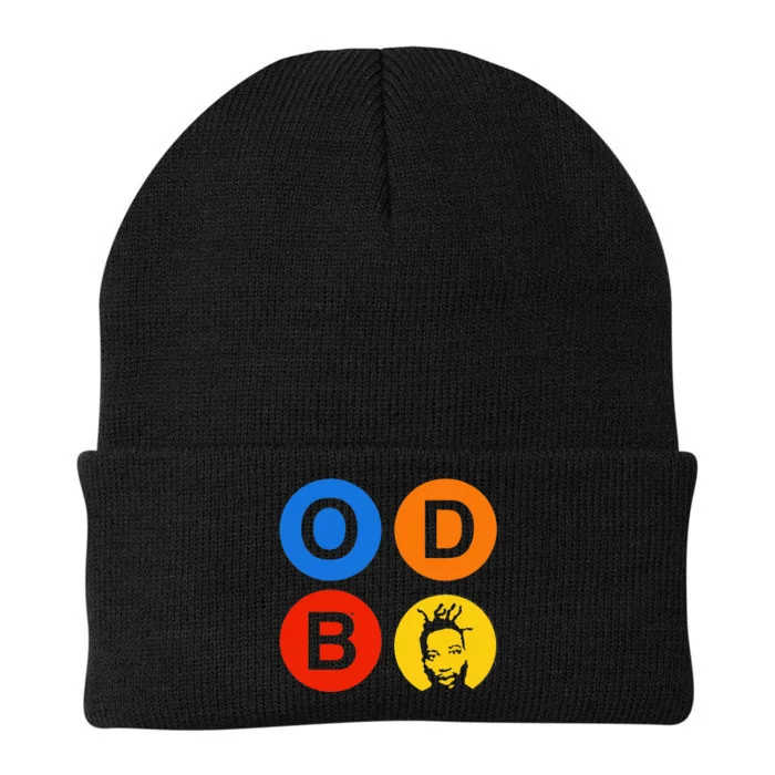 Ol Dirty Bastard Letters & Circles Knit Cap Winter Beanie