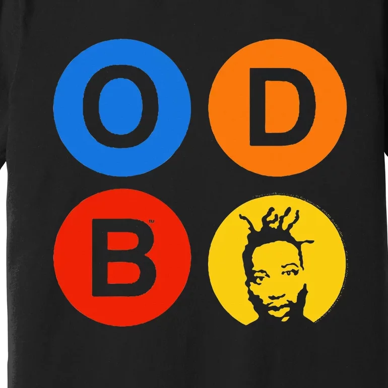 Ol Dirty Bastard Letters & Circles Premium T-Shirt