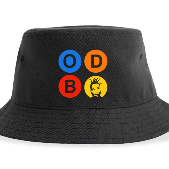 Ol Dirty Bastard Letters & Circles Sustainable Bucket Hat