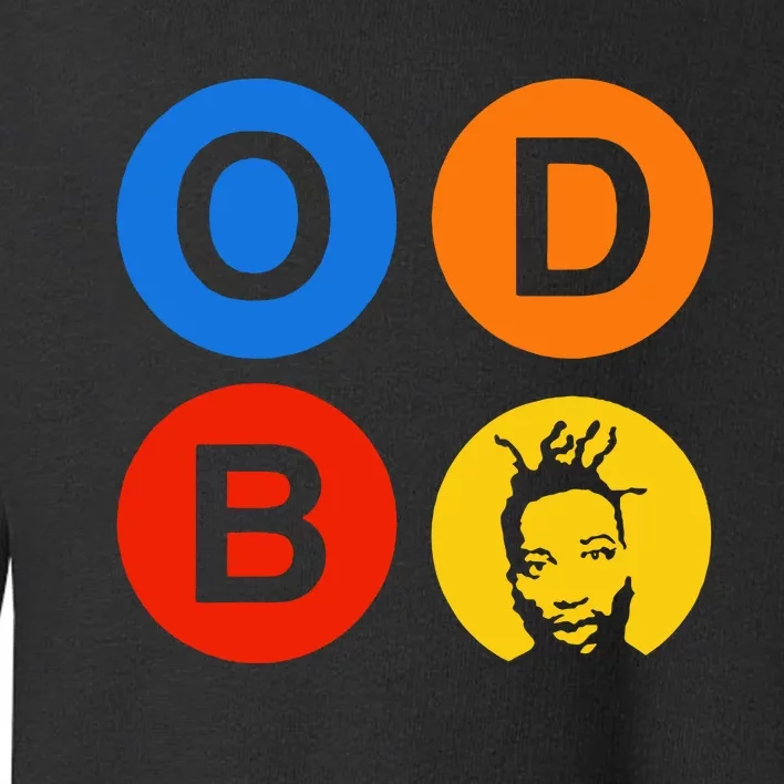 Ol Dirty Bastard Letters & Circles Toddler Sweatshirt