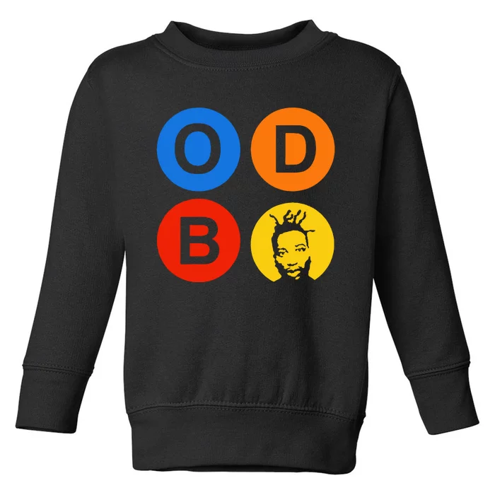 Ol Dirty Bastard Letters & Circles Toddler Sweatshirt