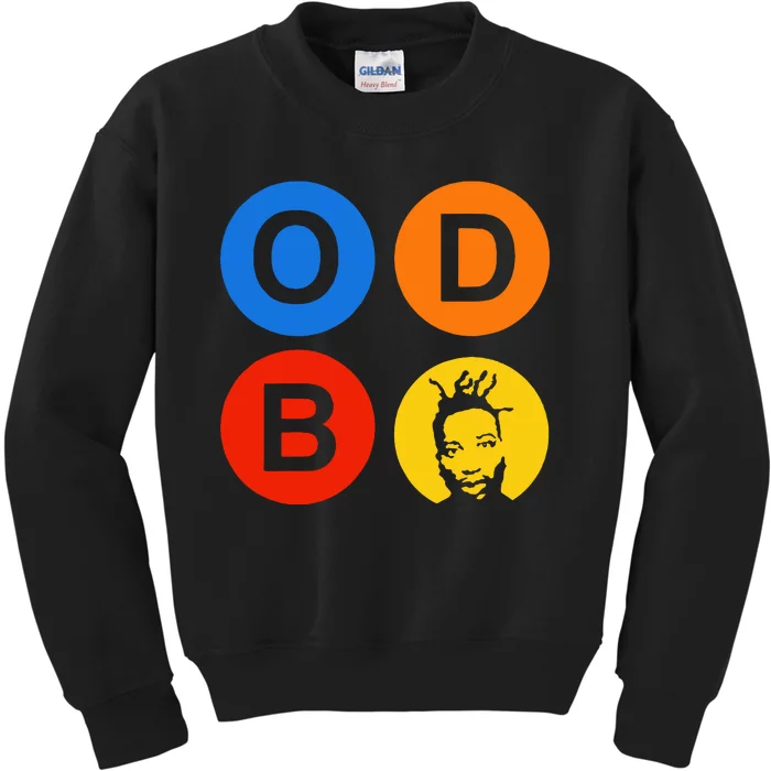 Ol Dirty Bastard Letters & Circles Kids Sweatshirt