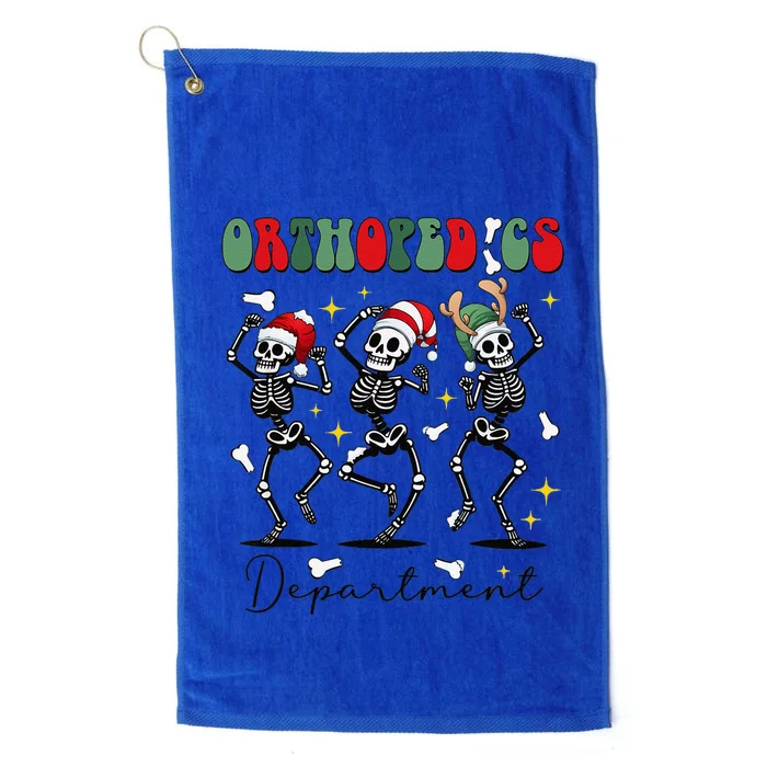 Orthopedics Department Christmas Ortho Group Team Nurse Platinum Collection Golf Towel