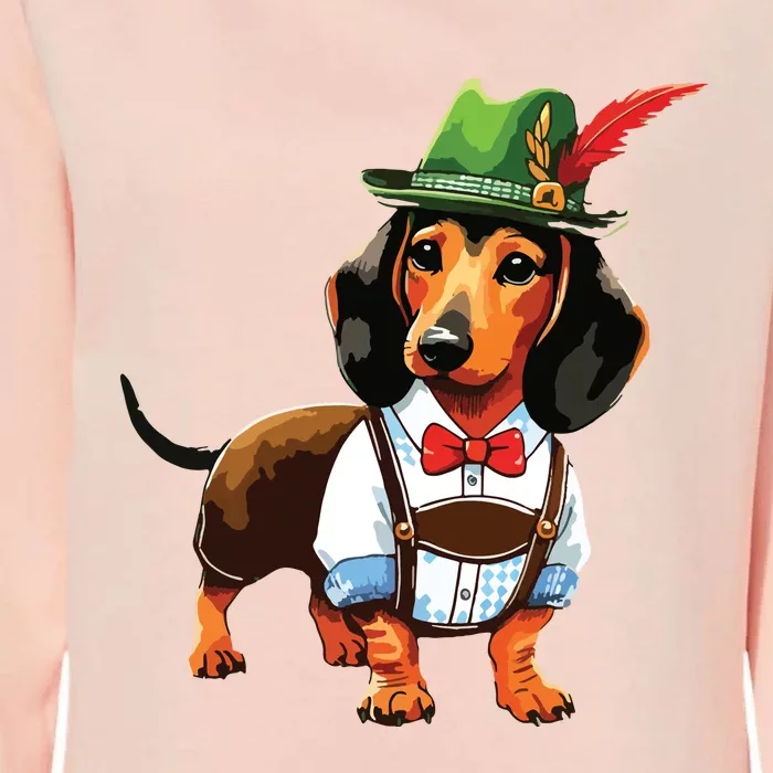 Oktoberfest Dachshund Cute Sausage Dog German Womens California Wash Sweatshirt