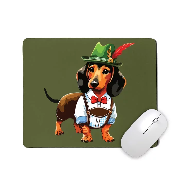 Oktoberfest Dachshund Cute Sausage Dog German Mousepad