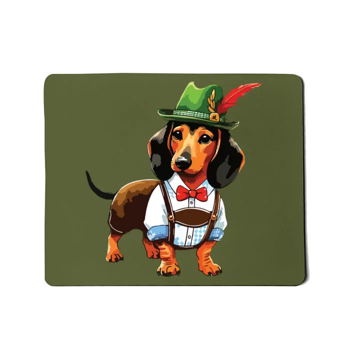 Oktoberfest Dachshund Cute Sausage Dog German Mousepad