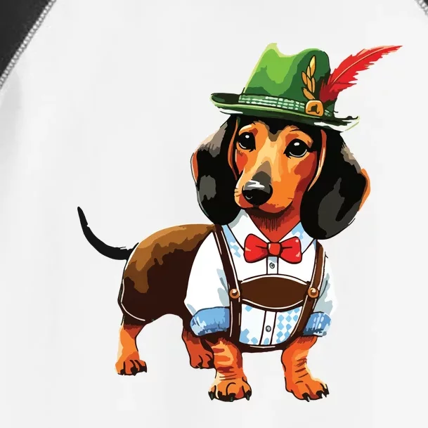 Oktoberfest Dachshund Cute Sausage Dog German Toddler Fine Jersey T-Shirt