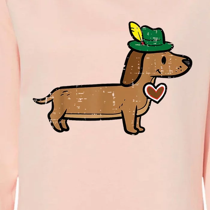 Oktoberfest Dachshund Cute Sausage Dog German Womens California Wash Sweatshirt