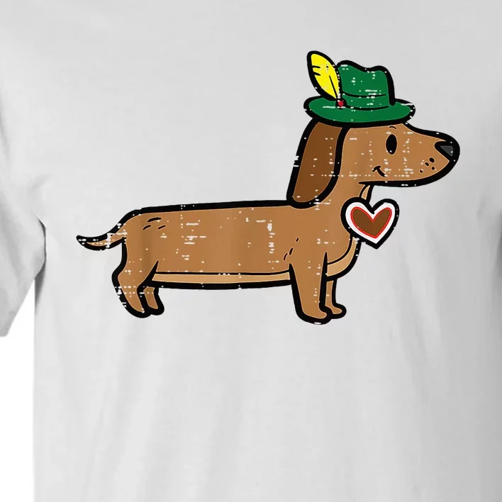 Oktoberfest Dachshund Cute Sausage Dog German Tall T-Shirt