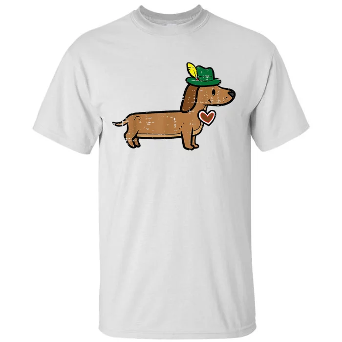 Oktoberfest Dachshund Cute Sausage Dog German Tall T-Shirt