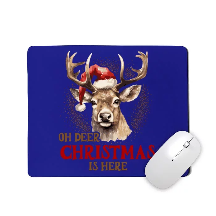 Oh Deer Christmas Is Here S Product Great Gift Mousepad