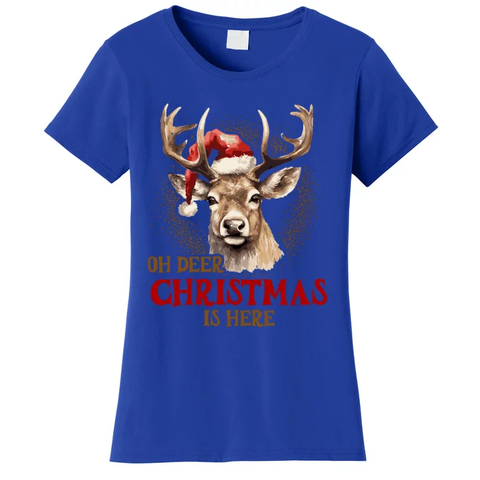 Oh Deer Christmas Is Here S Product Great Gift Women's T-Shirt