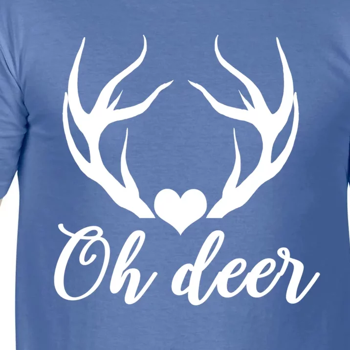 Oh Deer Cute Christmas Hunter Great Gift Comfort Colors T-Shirt