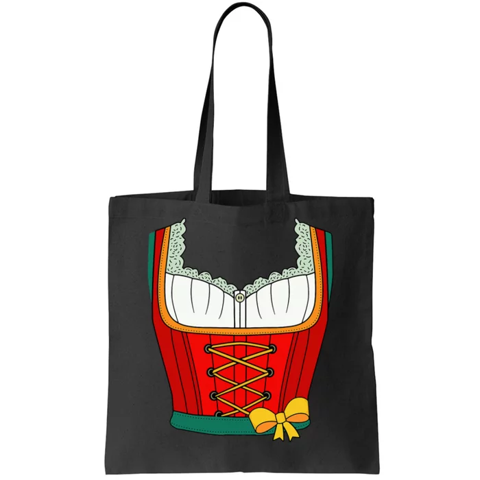 Oktoberfest Dirndl Costume For Halloween Party Tote Bag